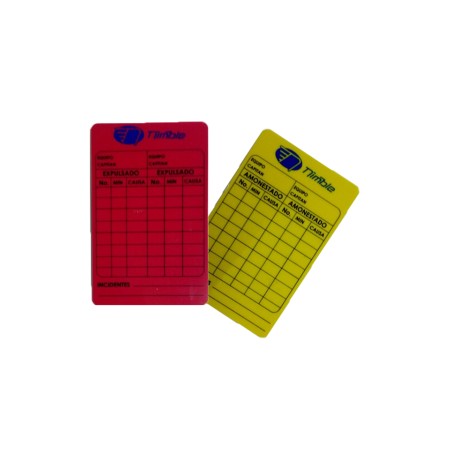 NIMBLE TARJETA DE ARBITRO TAMAÑO CREDENCIAL