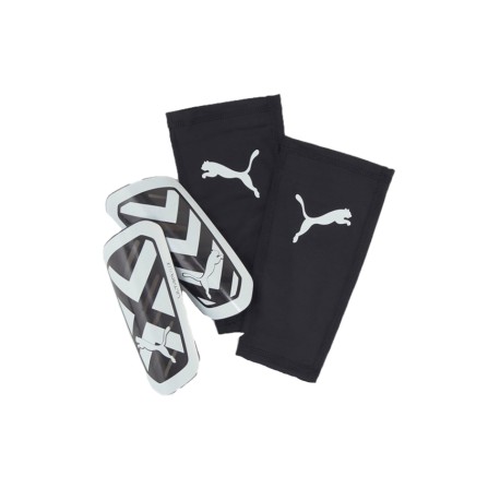 PUMA ESPINILLERA FUTBOL ULTRA FLEX  BLANCO/NEGRO