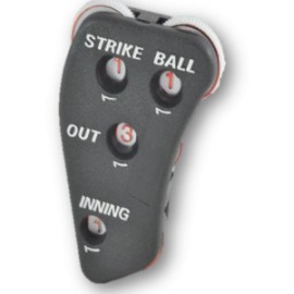 CONTADOR DE PLASTICO PARA BEISBOL 4 FUNCIONES