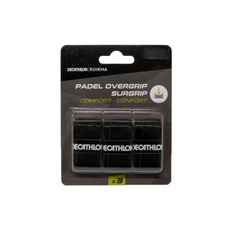 DECATHLON OVERGRIP DE TENIS CONFORT KUIKMA NEGRO