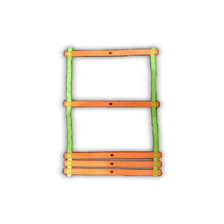 ESCALERA LINEAL CON ESCALONES DE PLASTICO 6M