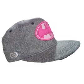 GORRA BATMAN GRIS/ROSA UNITALLA M-001