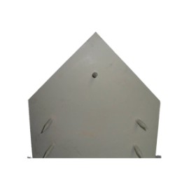 HOME PLATE DE HULE CON HERRAJES PARA BEISBOL