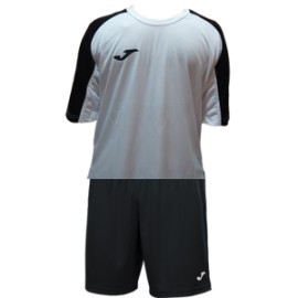 JOMA SET SHORT Y PLAYERA BLANCO/NEGRO T-MED
