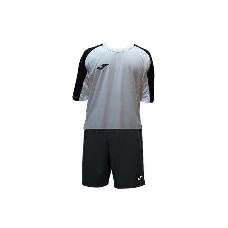 JOMA SET SHORT Y PLAYERA BLANCO/NEGRO T-MED