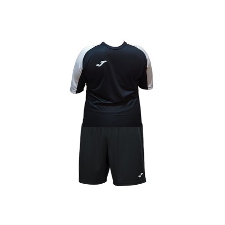 JOMA SET SHORT Y PLAYERA NEGRO/BLANCO T-GDE