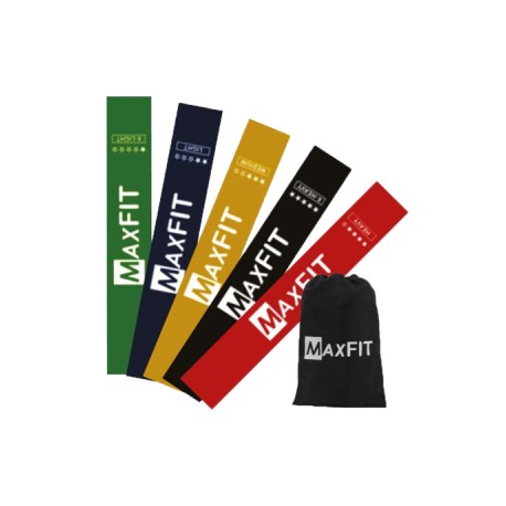 MAXFIT BANDAS DE RESISTENCIA 5 PIEZAS