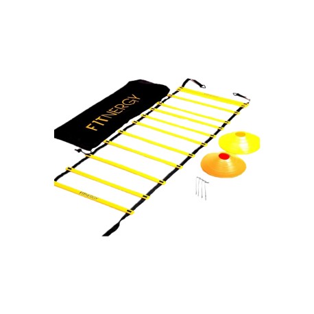 MAXFIT SET DE EJERCITACION (1 ESCALERA Y 10 PLATOS)