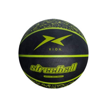 MOLTEN BALON BASQUET BOL XION STREET HULE No.7 NEGRO/VERDE
