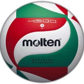 MOLTEN BALON VOLEI BOL V5M4500 VDE/BCO/ROJO No. 5